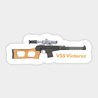 VSS Vintorez Soviet Special Sniper Rifle Sticker